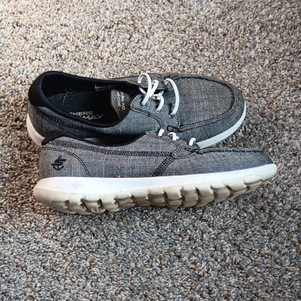 Skechers Women's Charcoal Boat Shoes - Picture 3 of 4